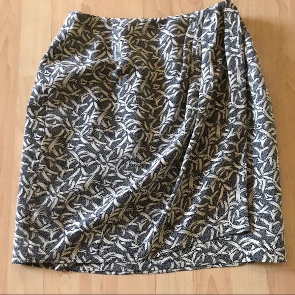 Bloomingdale's Dresses & Skirts - Made For Bloommngdale’s Faux Wrap Silk Skirt